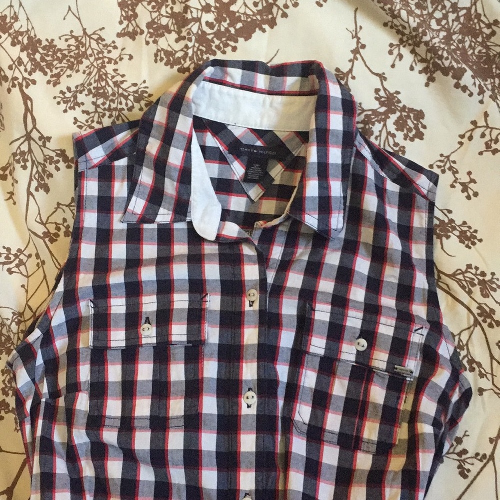 🇺🇸Tommy Hilfiger button up sleeveless dress🇺🇸